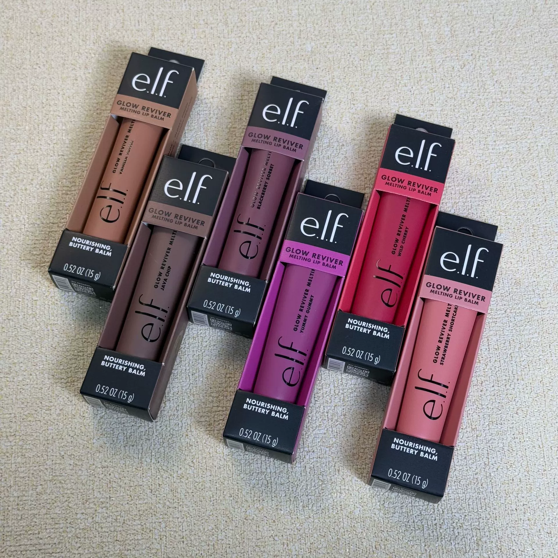 Elf новый продукт Glow Reviver тающая помада для губ с цветом, ароматизированная увлажняющая блеск для губ