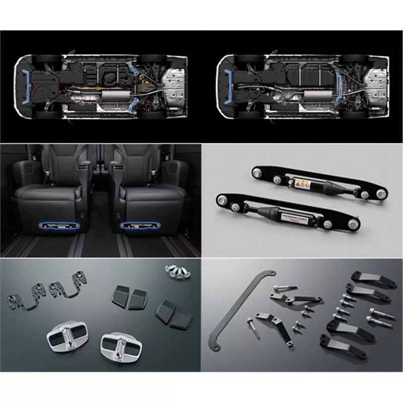 Подходит для модификации балансировочного стержня демпфирования шасси Alfa 30 серии 40 серии Wilfa, усиление кузова TRD, рулевая тяга