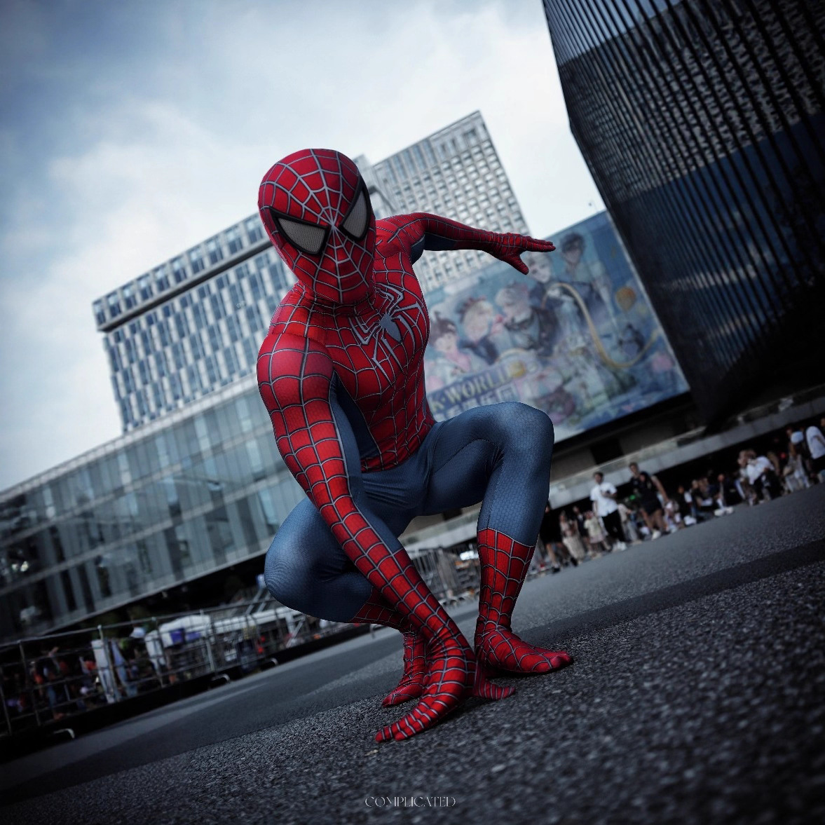 Miles Spider-Man Bodysuit Peter Parker Expedition Spider-Man Cos Performance Costume Halloween Costume Cross-Border