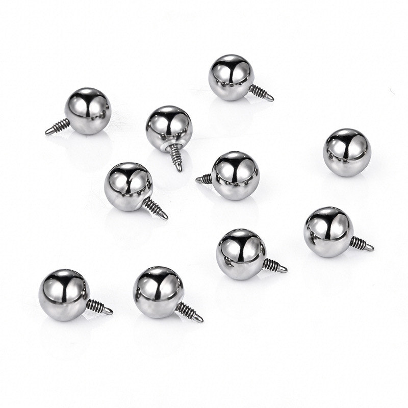 Labret stud lip piercing jewelry styling detail