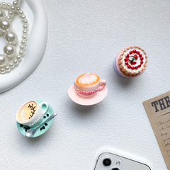 手機氣囊支架休閒下午茶咖啡桌面支撐穩固看追劇神器便攜隨身指環