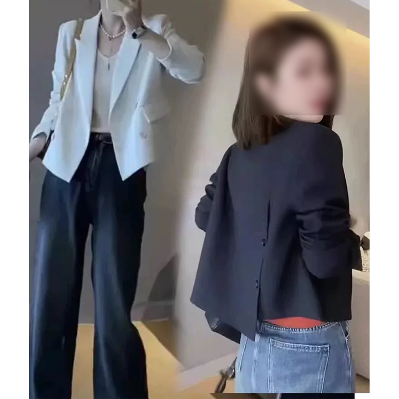 in stock manufacturers wholesale short small suit jacket women's new high JI casual little suit jacket