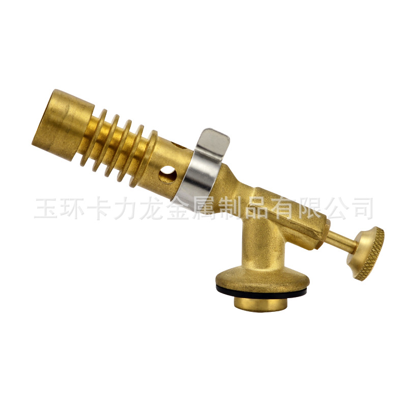 全铜金属卡式气罐喷火枪便捷式烧猪毛喷头家用点火器小型高温焊铜