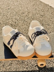 小白鞋女2025新款夏季配裙子鞋子百搭面包鞋小众运动鞋德训板鞋潮
