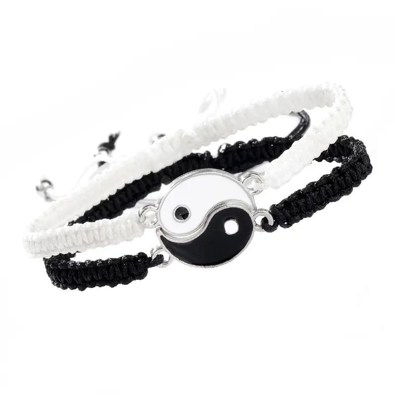 Woven Chain Chain Type Original Design Tai Chi Alloy Woven Chain String Bracelets Wholesale