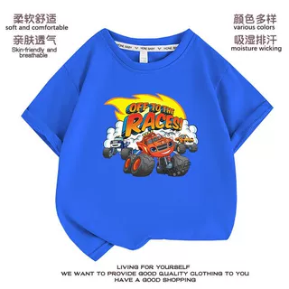 旋风战车男童棉短袖t恤夏装儿童汽车衣服男孩炫酷帅气打底上衣