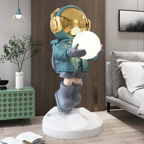Astronaut Living Room Large Floor Lamp Decorative Bedside Lamp Home Ornament Space Man Opening Ceremony Gift