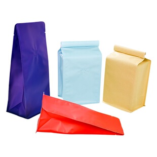 Curling coffee bag snack food aluminum foil bag one-way exhaust valve coffee beans outer packaging tea bag in stock