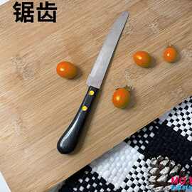 厂家直销牛排刀 牛扒刀塑柄牛排小刀餐刀西餐猪扒鸡排牙齿切水果