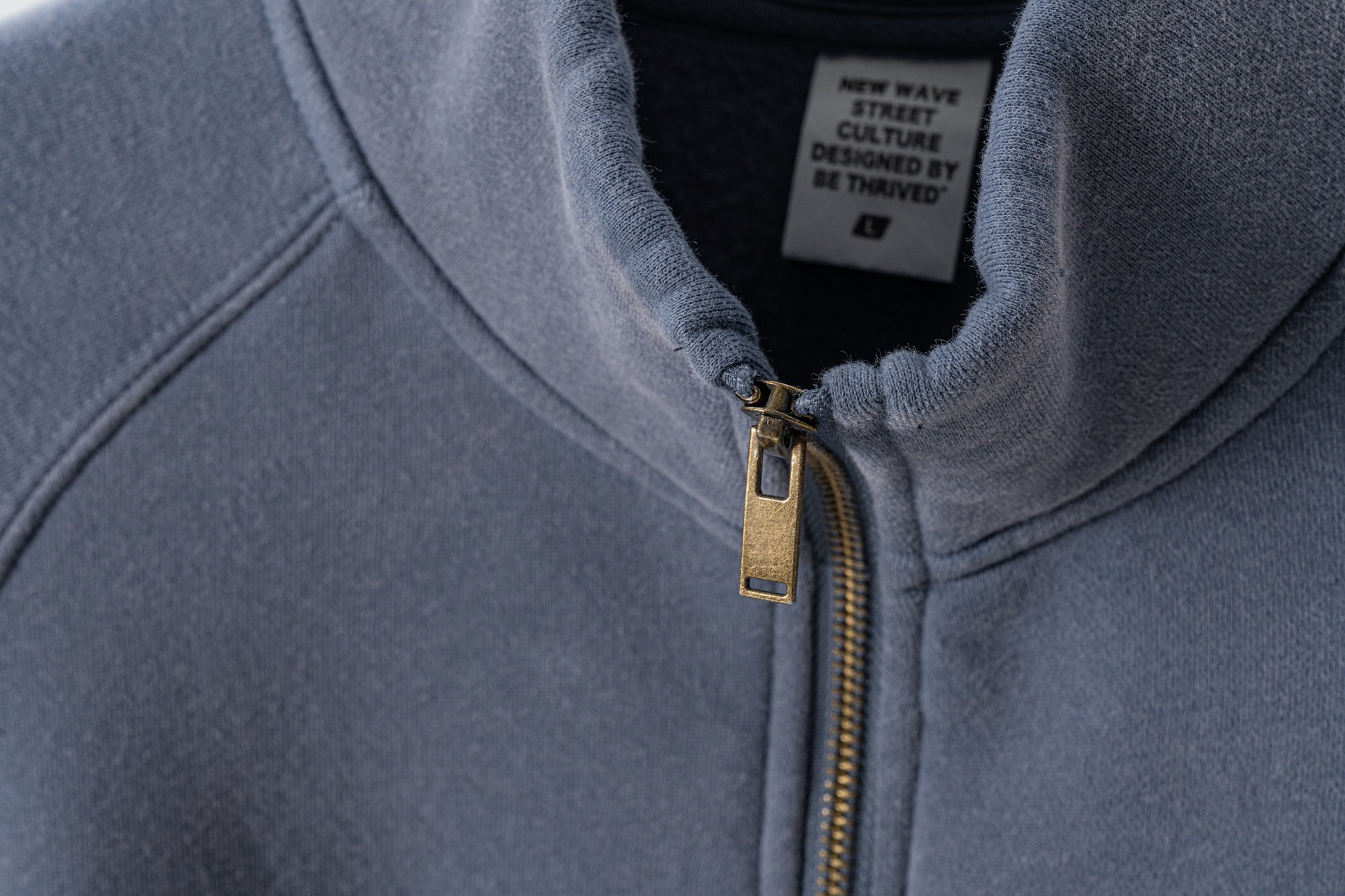 Men's Sweatshirt Half Zip Raglan Sleeve Oversize Sweater Jacket_voghion.com