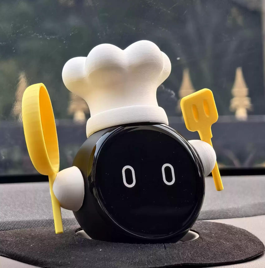 NIO Nomi decorative hat for car, funny and creative car interior accessory, 3D printed