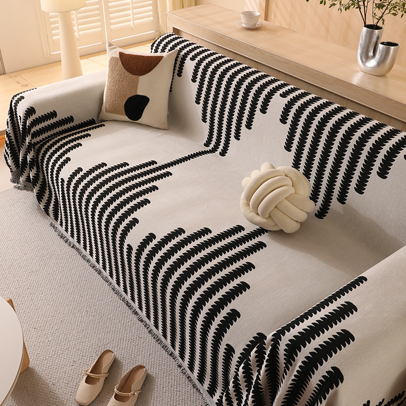 Schneier toallas de sofá antideslizante cojín de sofá cuatro estaciones anti-gato universal cubierta de sofá cubierta de sofá cubierta de tela de una sola pieza