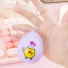 Egg-shaped flip-top pet machine [purple]