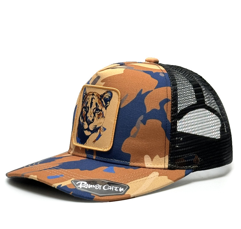 Graffiti Printed Baseball Cap Animal Fan Embroidered Flower Hat Mesh Cap Outdoor Casual Sunnet Hat Male_voghion.com