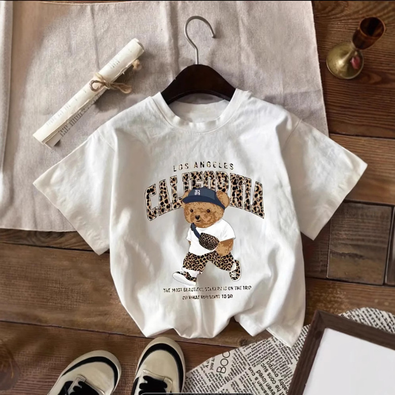 Foreign Trade plus size Women's Cross-border European and American chubby girl All-match Interesting English Printed T-shirt Loose Comfortable Breathable