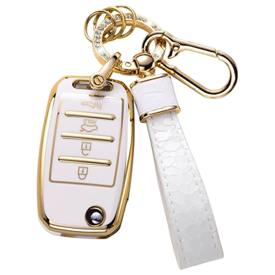 Cross-Border Hot-Selling Gold Edge Key | Car key bag - bagged-kia-b