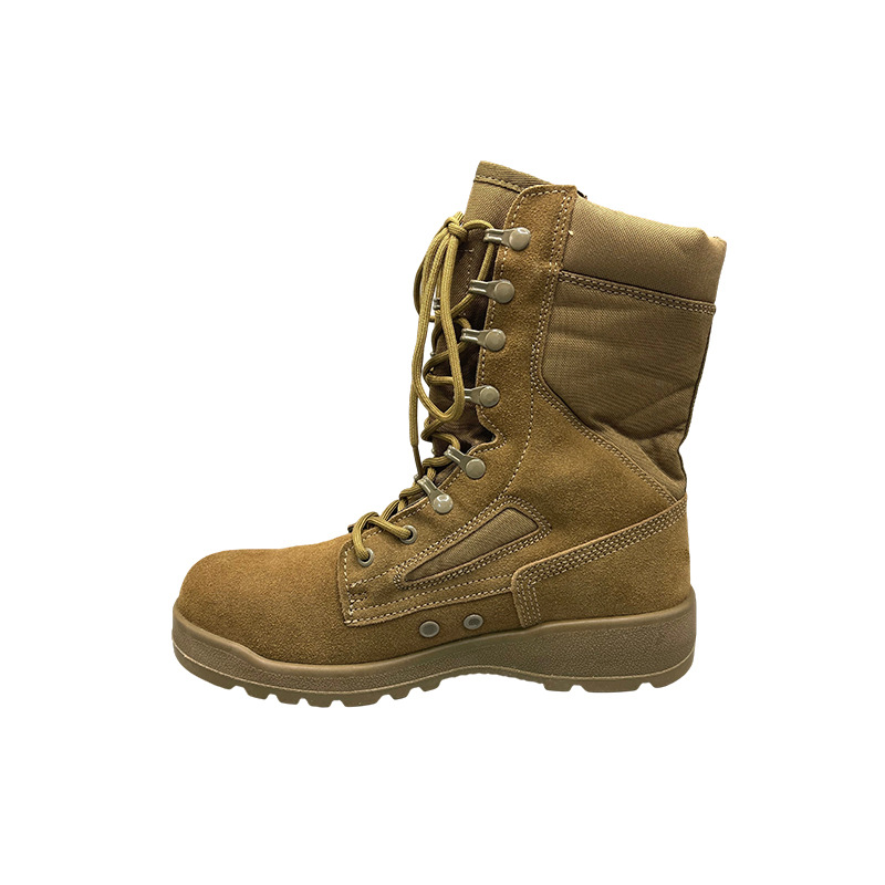 Botas del desierto al aire libre, zapatos de senderismo, botas de combate altas para hombres, zapatos de senderismo ligeros y transpirables, herramientas, botas de guerra a prueba de viento y arena
