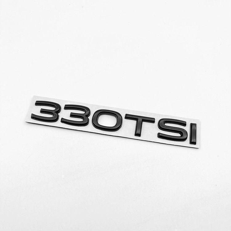 2022-2024 Volkswagen New CC letter emblem, engine displacement badge, 330 380 TSI, modified for the station wagon version, letter emblem for the rear of the car