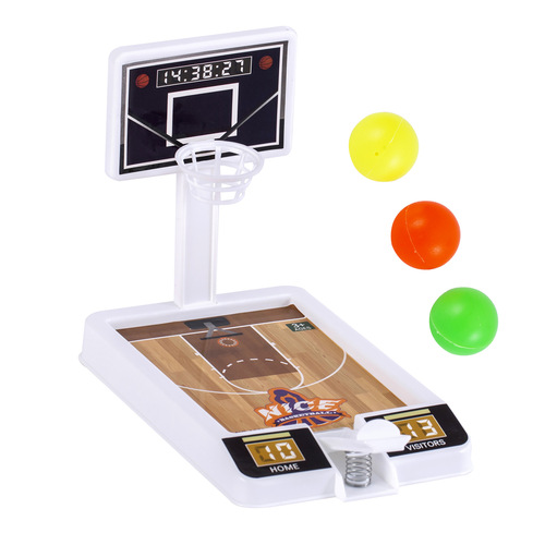 Large basketball hoop desk toy parent-child interactive children's indoor toy leisure toy cross-border small toy