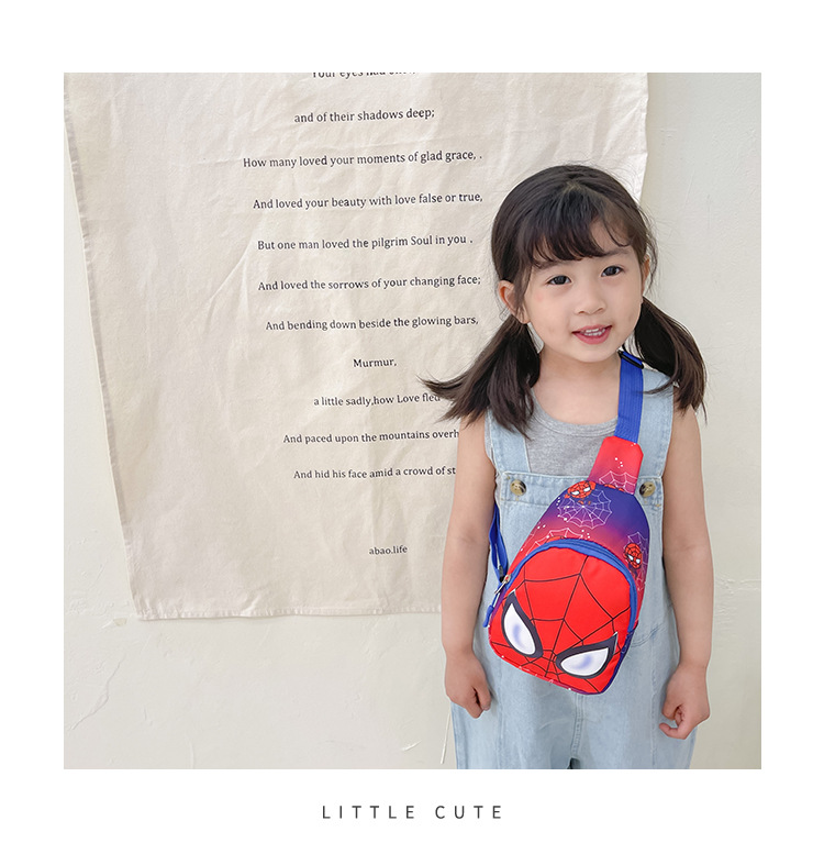 Cartoon Spider Children's Chest Bag