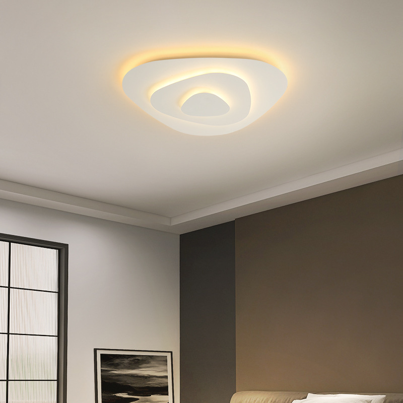 lámpara redonda pole irregular nórdica led minimalista habitación moderna luz de techo reglas de atmósfera habitación simple luz de techo