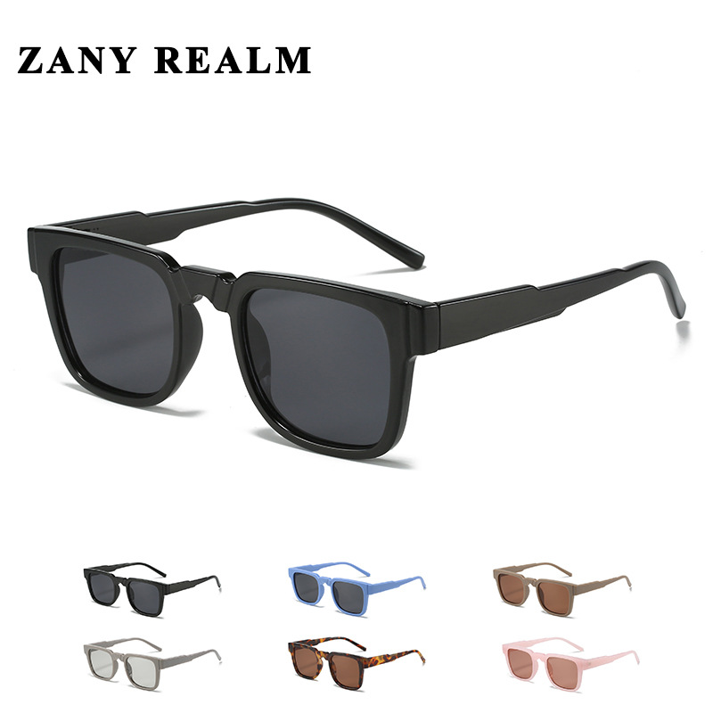 Nuevo simple caja transfronteriza gafas de sol europeas y americanas KUBR negro Super Retro chica caliente gafas de sol fabricante en stock