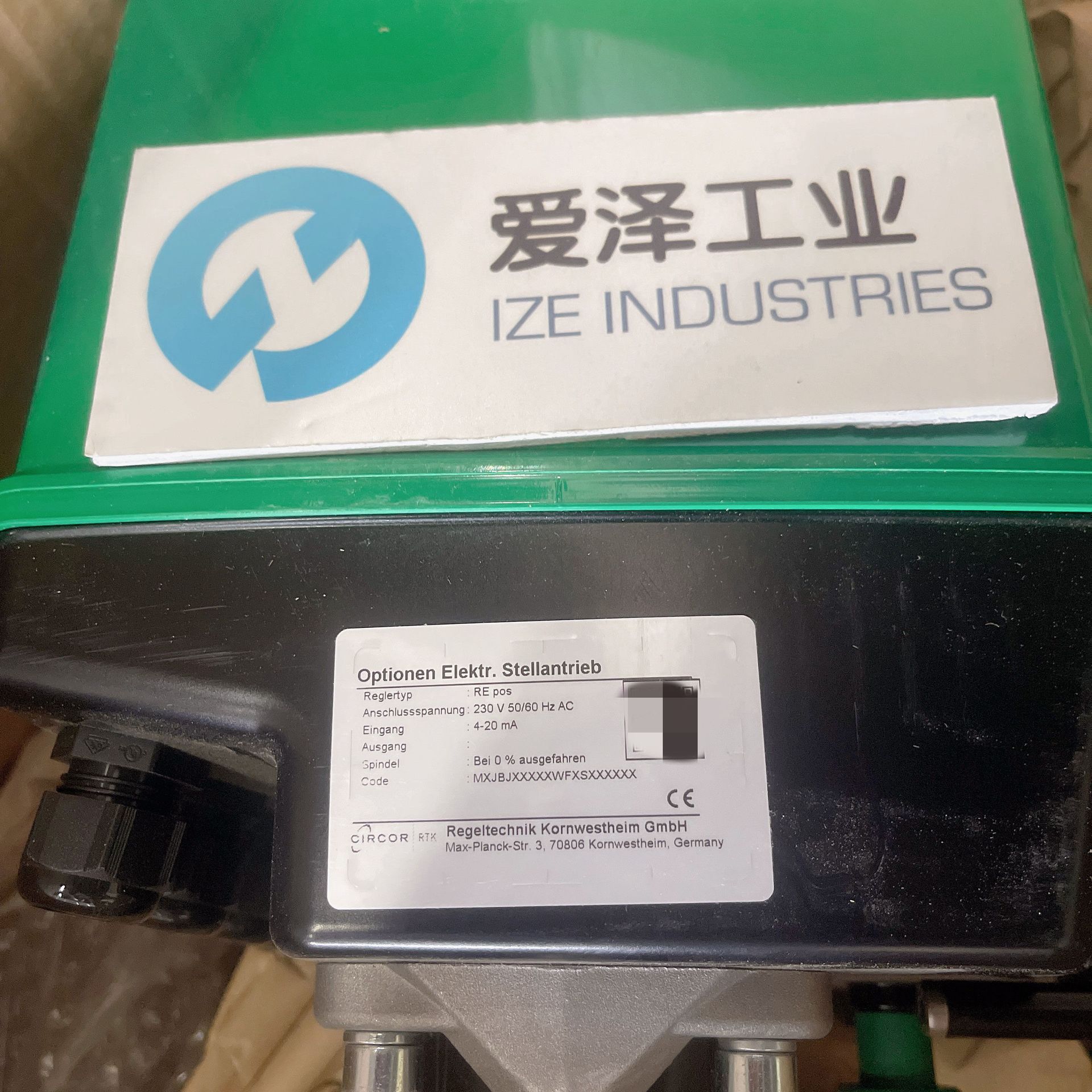 RTK执行器RE pos MXJBJXXXXWFXSXXXXXX原装