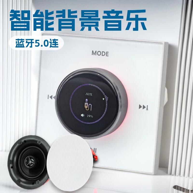 Tianlai 86K- 0.1kg Channel Intelligent Background Music Host Embedded in Home Ceiling Audio Amplifier System