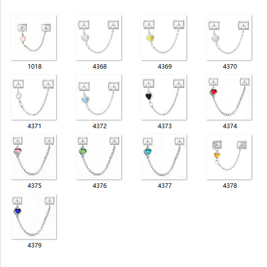 In-Stock Italian Module Bracelet with Heart-Shaped Pendant Chain, Double Splicing Stainless Steel Strap, Creative Double Hook Jewelry