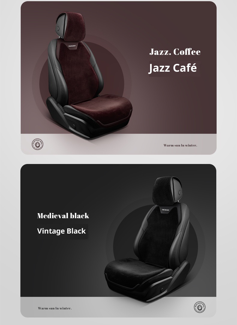 Plush Cushion Half-Pack Seat Cover Velvet Car Seat Cushion Winter Seat Cover Cross-Border E-Commerce Hot Selling Car Seat Cushion
