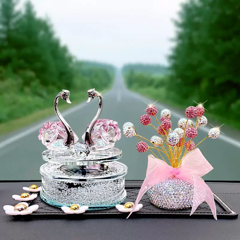 Rotating swan solar-powered, cute aromatherapy, new collection