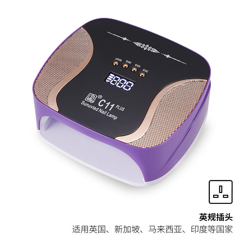 Lámpara de manicuras de alta potencia 188W tienda de manicuras transfronteriza especial de manicuras de luz de terapia de almacenamiento de energía de diamante tipo de lámpara de pegamento de manicuras
