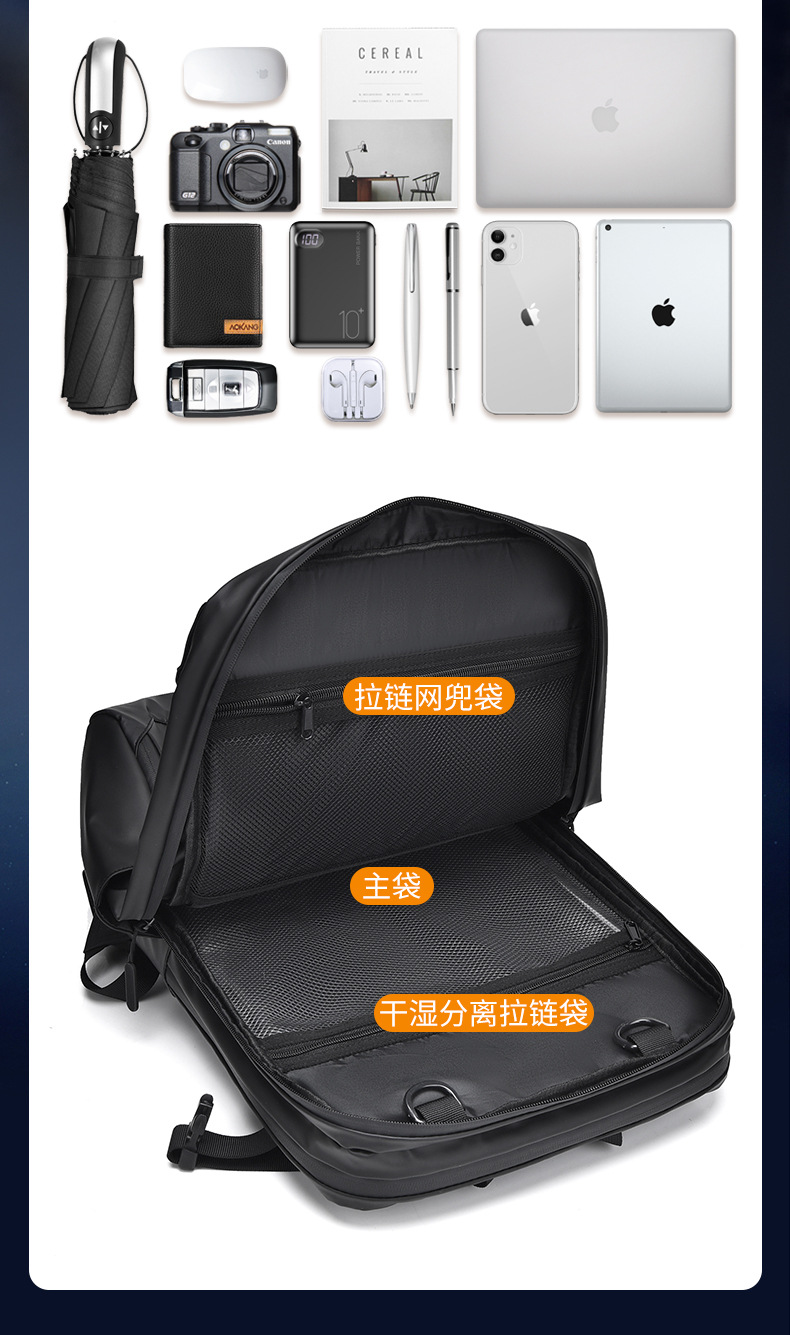 Cross-border functional backpack, men's multi-functional waterproof, lightweight and large-capacity backpack, computer bag, helmet backpack undefined