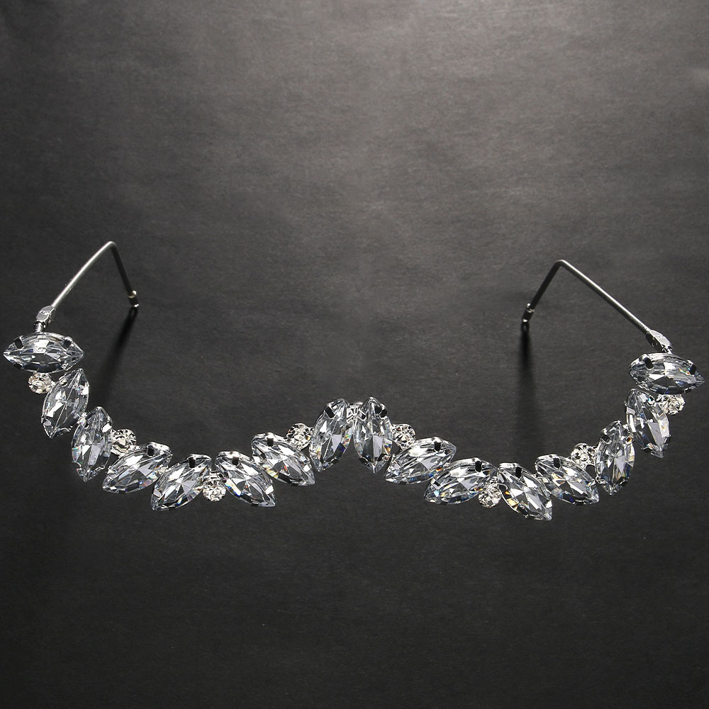 Personalizado hip hop gafas curvadas Marco europeo y americano moda rhinestone gafas marco etapa accesorios mujer gafas marco