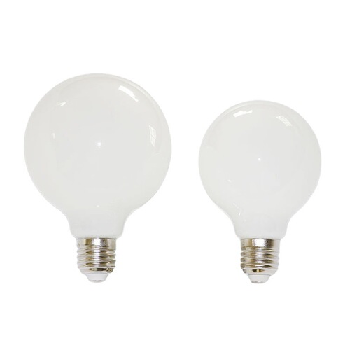 LED white dragon ball bulb g45 bulb G80G95 dragon ball bulb Three-color change lighting white transparent round bulb light