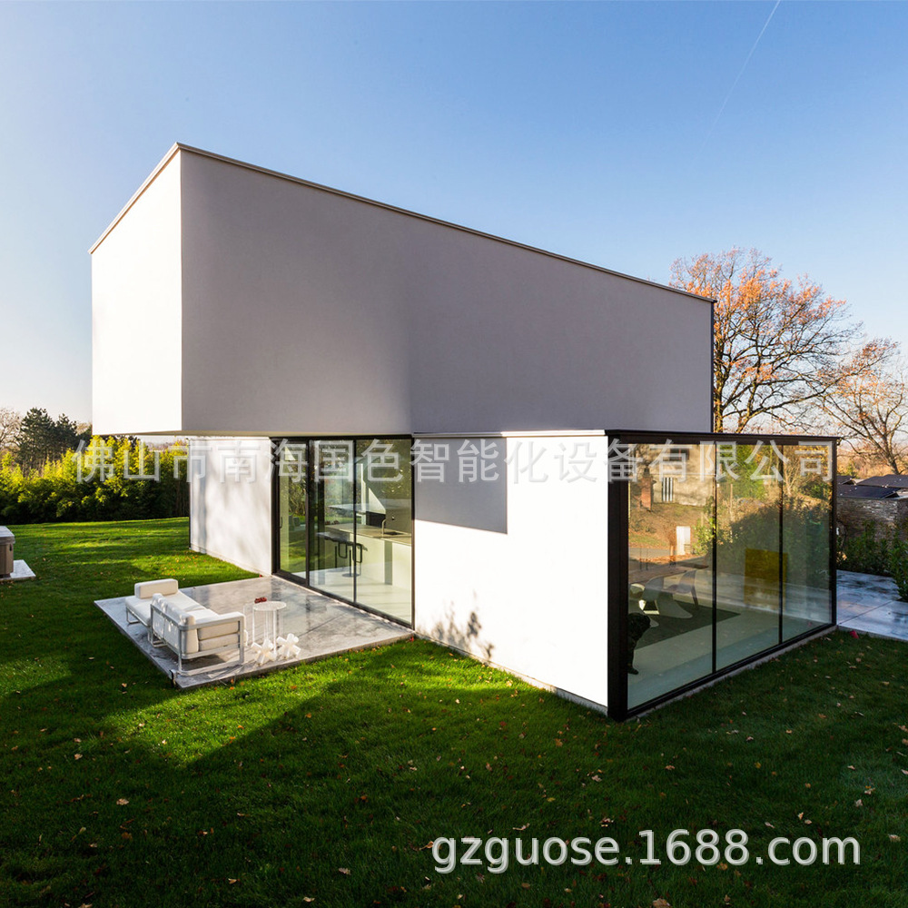 Scenic Star Room Hotel móvil de acero ligero Villa Casa De Madera sala de camping temporal Oficina Villa patio cabina