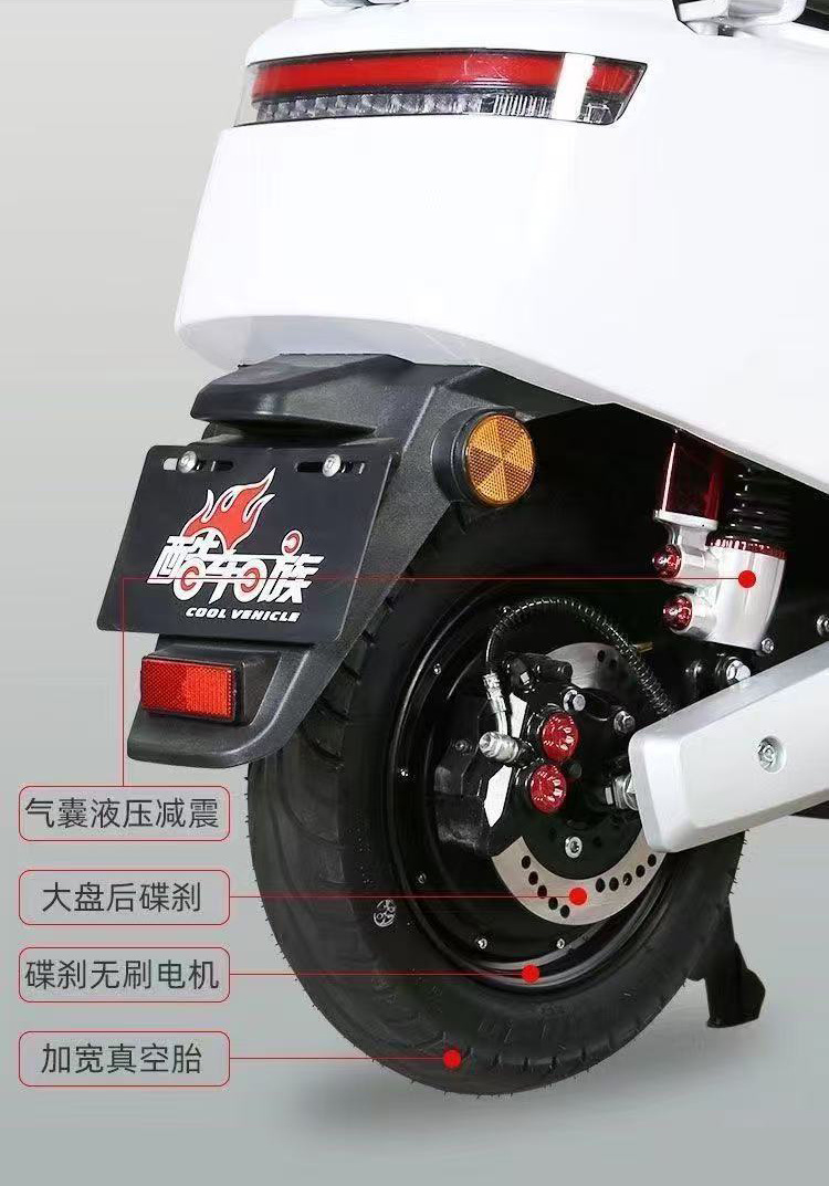 Electric Motorcycle Universal Mobility Scooter Battery Car for Men and Women Commuting Delivery Drivers with Long Battery Life