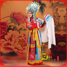 戏曲醉打金枝皇后演出服装贵妃醉酒龙水袖戏装五彩正京剧戏服宫装