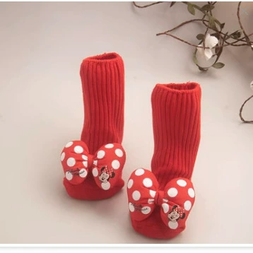 Годовая Неделя Ловля Носки День Рождения Детские Женские Одногодичные Красные Носки для малышей в пол Длинные бочкообразные красные носки Весна
