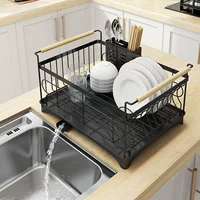 Stainless Steel Dish Drying Rack for Home Use, Multiple Layer Options, Durable and Stylish