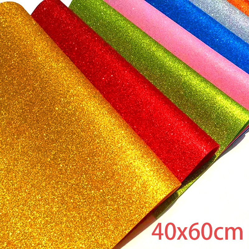 40*60 glitter powder EVA sponge with adhesive glitter paper gold powder foam paper children's creative diy glitter gold