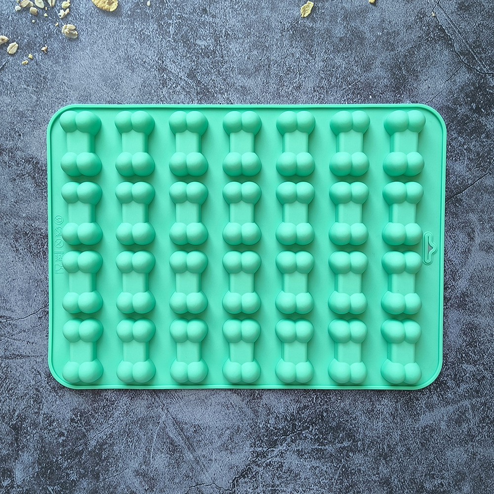28 huesos de chocolate molde de silicona dulces pudín dulces molde de galletas molde de pastel molde de horneado 656