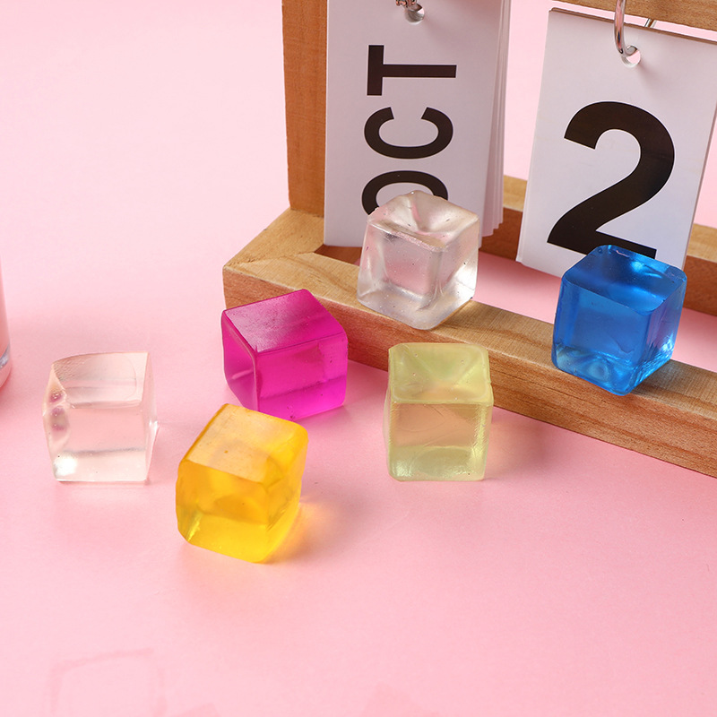 2,5 cm venta directa de fábrica cubitos de hielo pellizcar música descompresión para niños juguetes de ventilación cubitos de hielo juguetes pequeños creativos