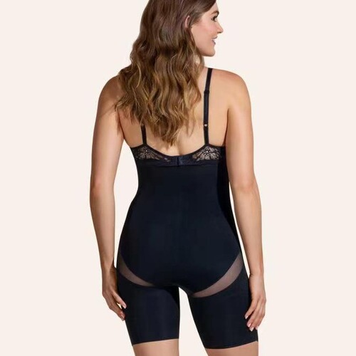 European and American style high-waisted seamless cross-corset tummy-tightening butt-lifting body-shaping anti-exposure body-shaping safety pants