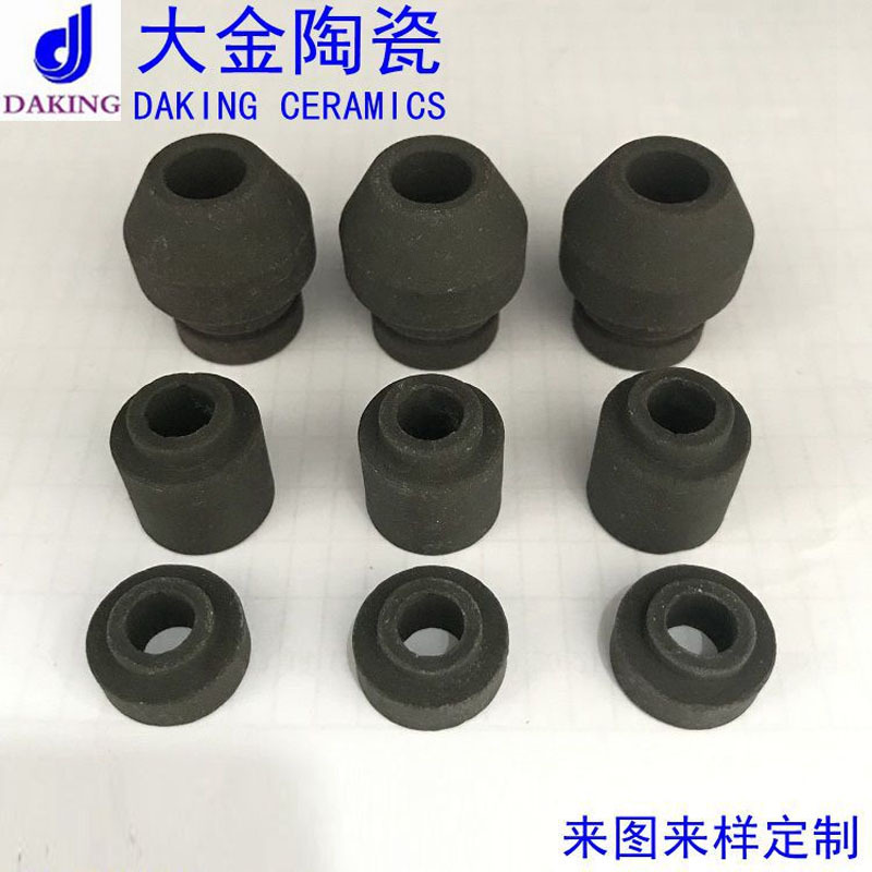 黑色氧化铝陶瓷黑色陶瓷氧化锆陶瓷陶瓷喷嘴陶瓷圈氧化铝陶瓷配件
