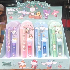 New Product Caricature Sanrio Series Pencil Set Student 0.5mm Automatic Pencil with Ultraman