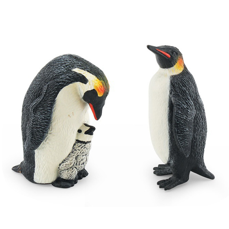 Transfronterizo de simulación traje polar Oso Polar espalda Pingüino arrastrándose Oso Polar múltiples juguetes modelo de decoración estática