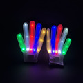 跨境LED发光手套 针织万圣节圣诞节七彩发光手套气氛表演发光玩具