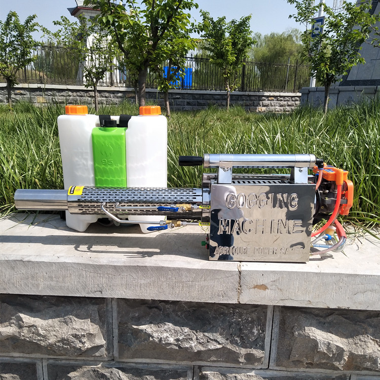 大功率消杀防疫弥雾机 双管水冷脉冲烟雾机 电启动汽油弥雾机