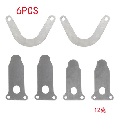 6-piece silent oil-free air compressor air pump head valve plate belt piston machine iron plate air compressor iron plate set (Hava kompressorları)